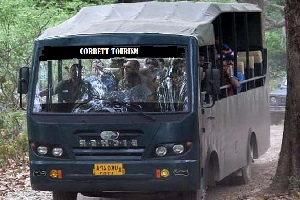 dhikala bus canter safari in corbett